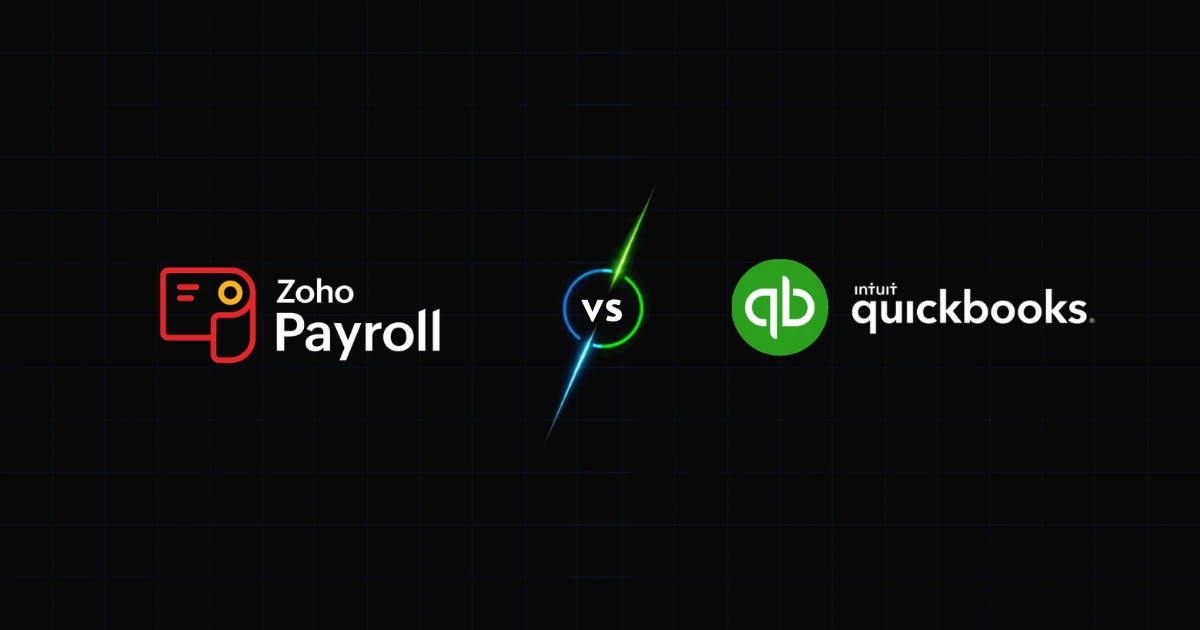 zoho payroll quickbooks payroll comparison